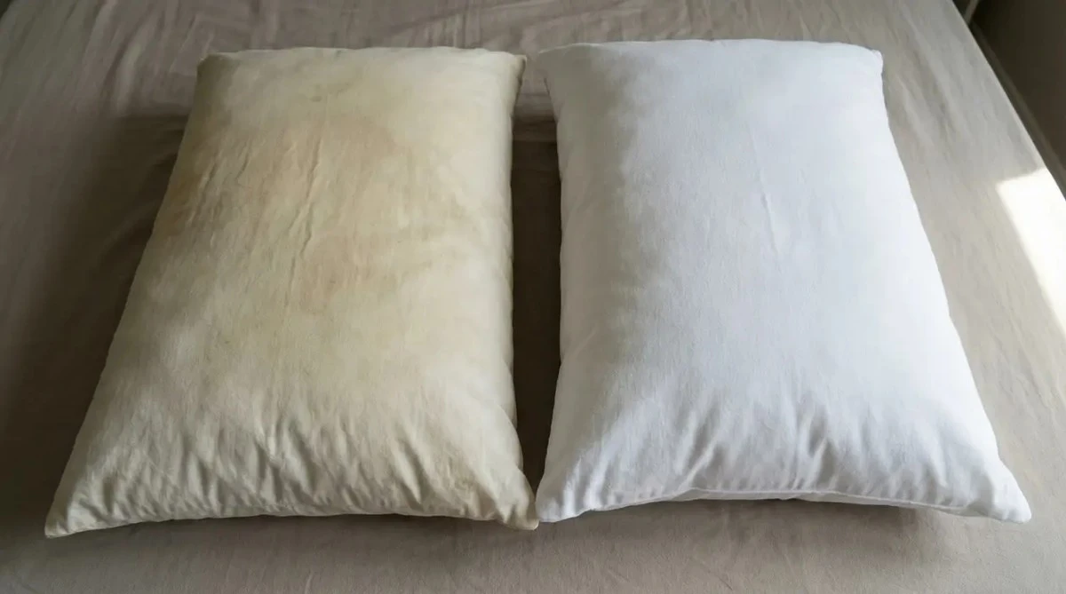 3 trucchi infallibili per ridare vita ai cuscini ingialliti