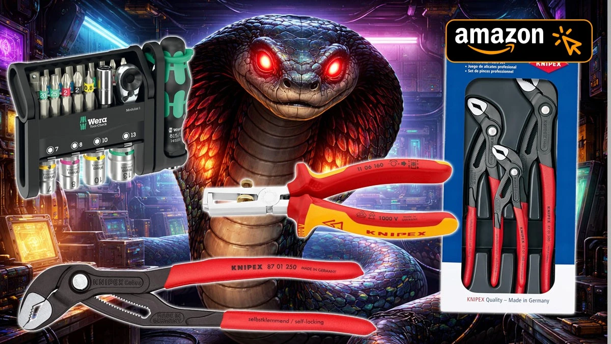 Amazon sfarruca Knipex e Wera: attrezzi professionali a prezzi stracciati