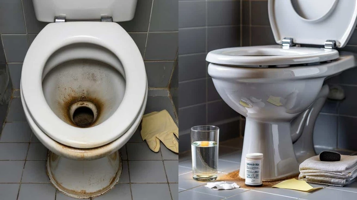 Bagno come nuovo: il rimedio da mezzo bicchiere che ridona splendore a water e ceramiche
