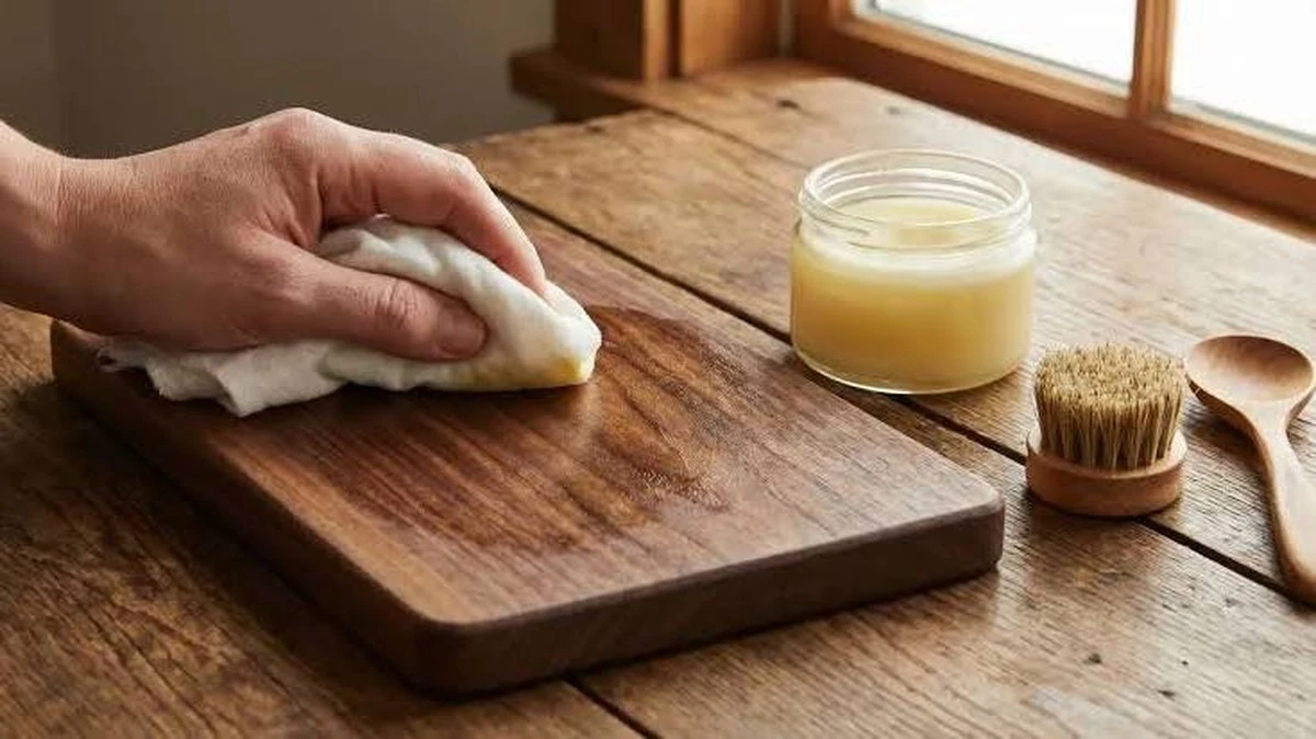 Dimentica la cera: l'olio d'oliva e limone nutre il legno come nessun altro