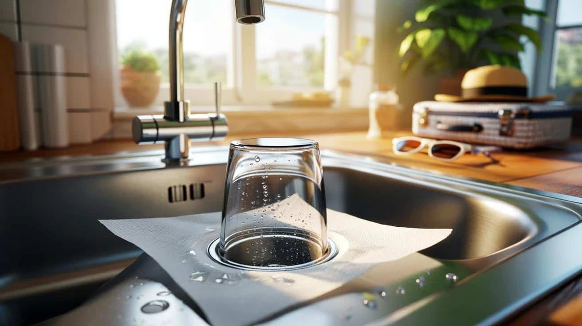 Esenza di puzza in casa: il trucco del bicchiere e della carta per il tuo rientro dalle vacanze
