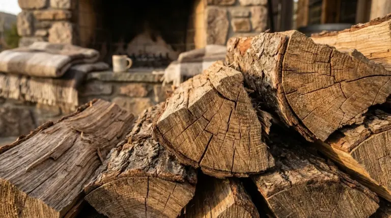 Ho imparato ad asciugare la mia legna: il trucco che prolunga il calore e protegge tutta la casa