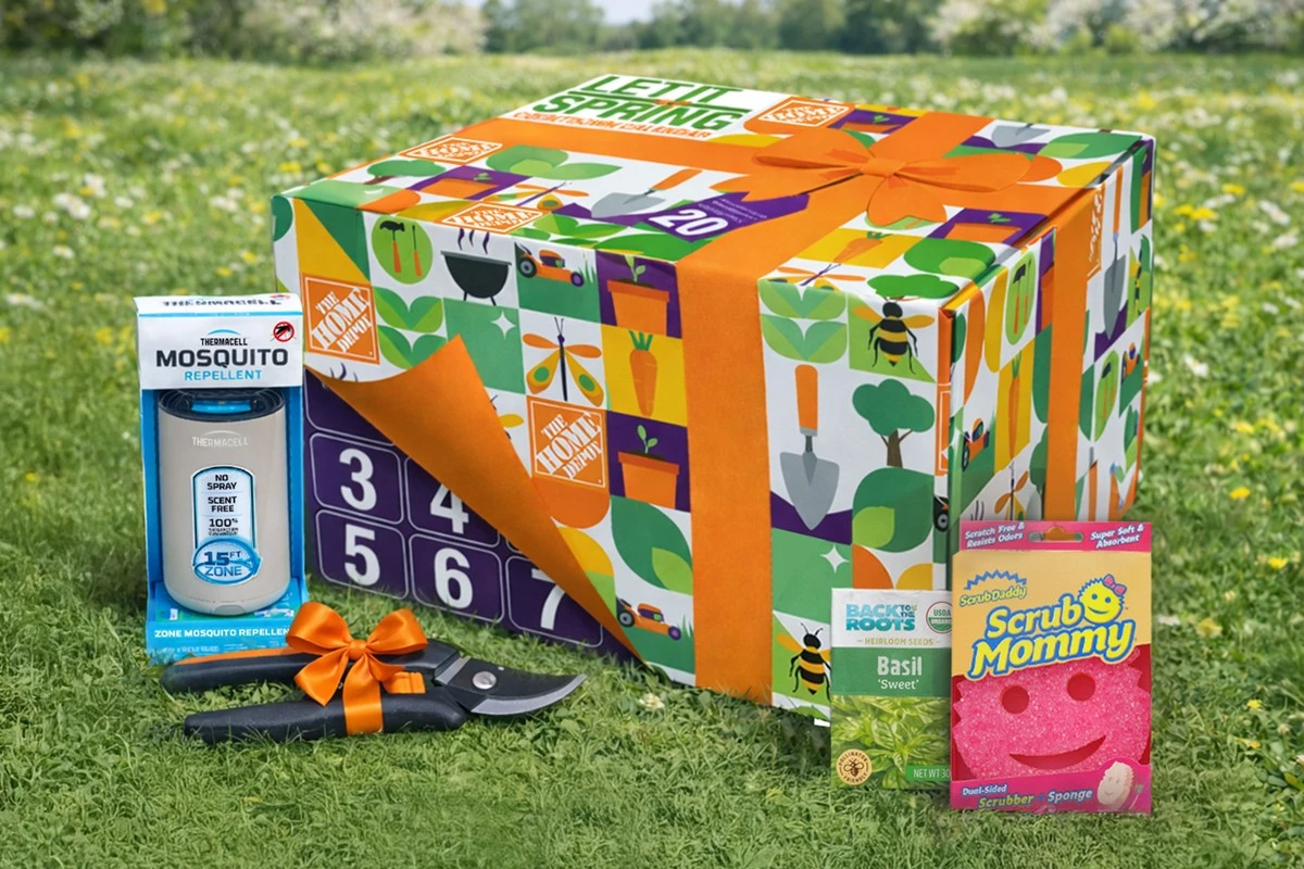 Il calendario dell'Avvento "Let It Spring" di Home Depot: 250€ di sorprese per 50€