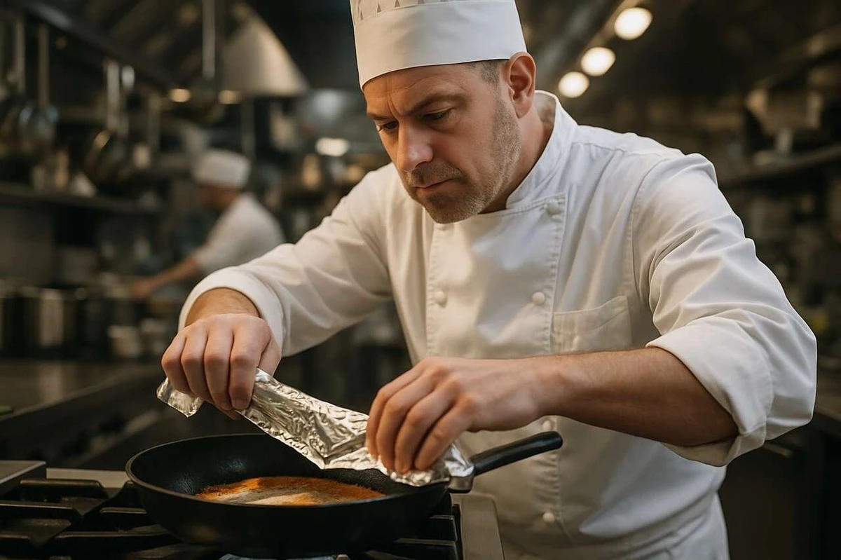 La carta stagnola in padella: il trucco geniale dei professionisti per friggere