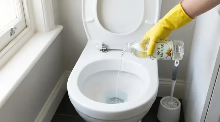 L'aceto bianco nel WC: il trucco che rivoluziona la pulizia del bagno