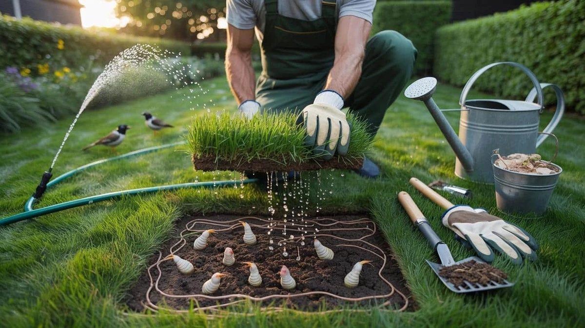 L'ex giardiniere rivela: 7 trucchi per un prato perfetto e libero da larve (senza chimica!)