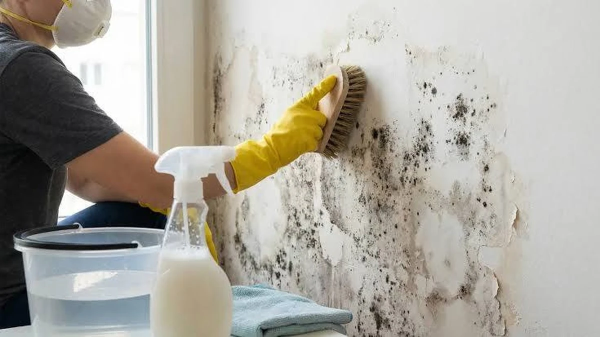 Muffa sui muri? 5 metodi naturali per eliminarla senza candeggina