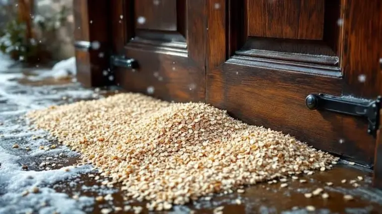 Niente sale o zucchero: questo trucco con i fiocchi d'avena protegge la tua porta d'ingresso