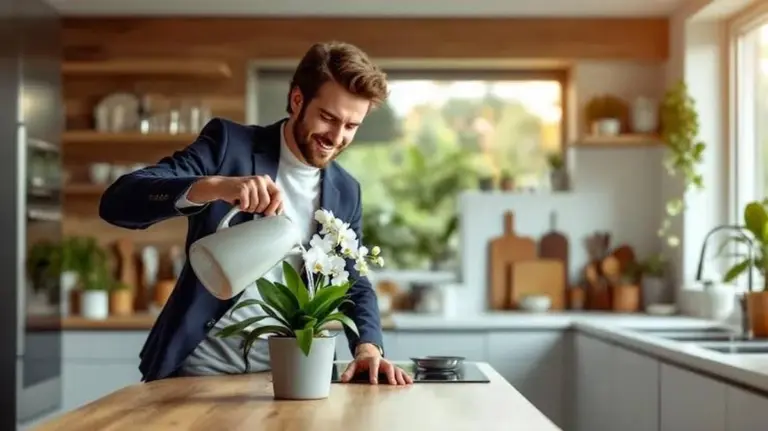 Orchidee invernali: il segreto di un fiorista per nutrirle con gli scarti della cucina.
