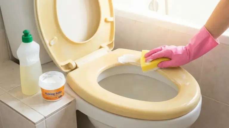 Plastica del water ingiallita: il trucco definitivo per farla tornare bianca
