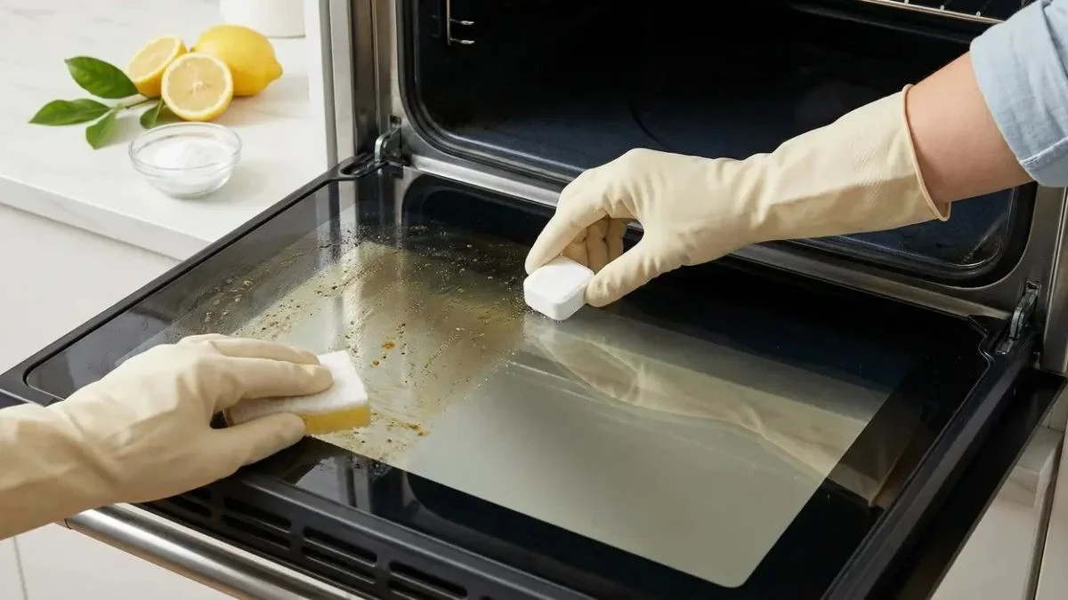 Pulire il forno: un pezzetto di bicarbonato lo fa tornare splendente e profumato