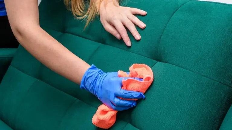 Dì addio allo sporco del divano: il trucco geniale con una pastiglia per lavastoviglie