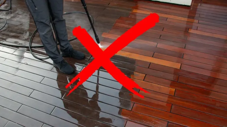 Dimentica l'aceto! Il trucco geniale per una terrazza in legno impeccabile
