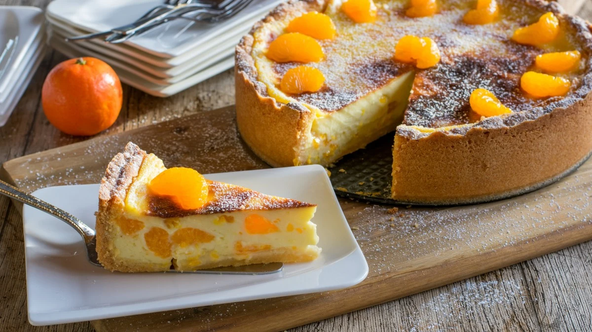 Torta "Fannulloni": La ricetta del cheesecake paradisiaco con mandarini che ti cambierà la vita